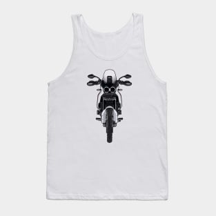 DesertX Bike Front View Illustratiohn Tank Top